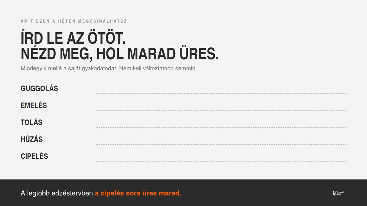 Írd le az ötöt, és nézd meg, hol marad üres a sor.